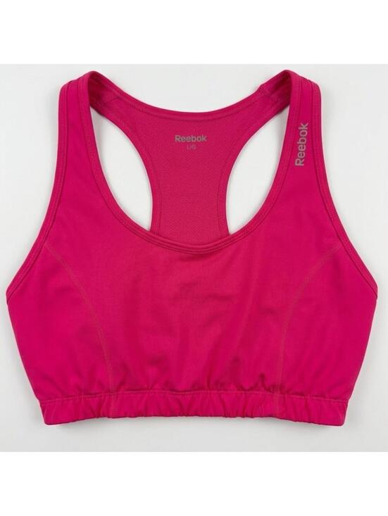 Reebok Other - Reebok Pink Racerback Sports Bra Size L